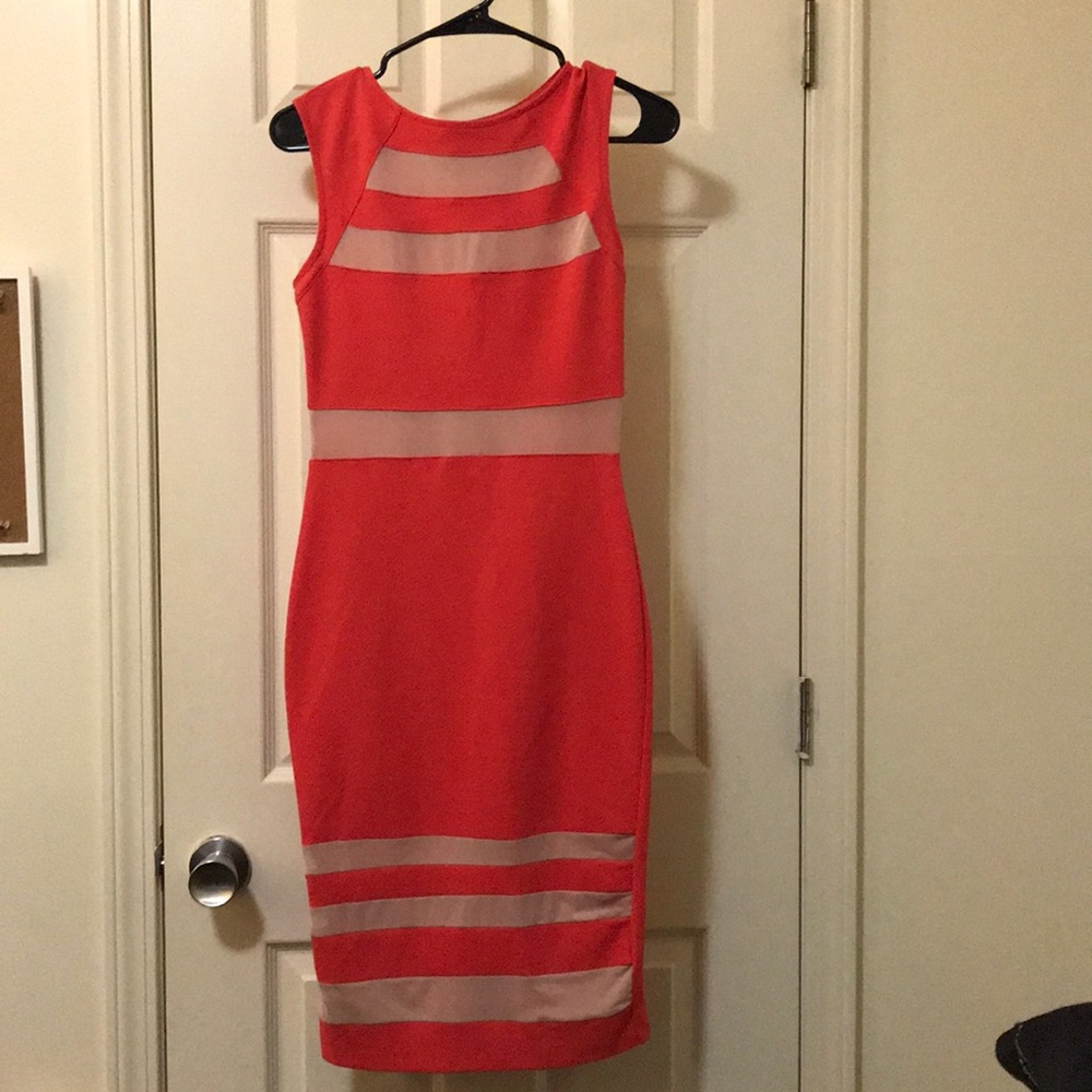 Peach dress